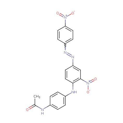 Acetamide N Nitro Nitrophenyl Azo Phenyl Amino Phenyl