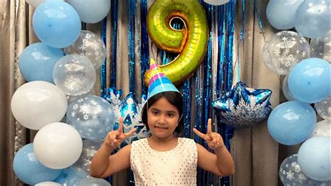 Ghazals 9th Birthday Celebration Decorations Dance Cake Cutting