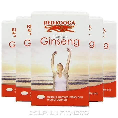 Red Kooga Korean Ginseng 6 X 32 Tablets