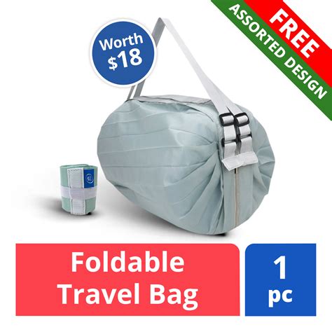 Free Foldable Travel Bag Worth 18 Ntuc Fairprice