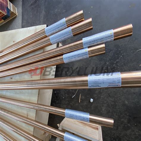 Beryllium Copper Rod C17200 ASTM B196 TD04 Temper Dia 30mmx1000mm