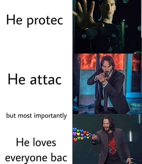 10 Funny Keanu Reeves Memes That Are As Pure As He Is Keanu Reeves Meme