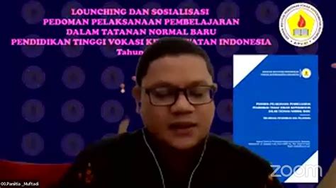 LAUNCHING DAN SOSIALISASI PEDOMAN PELAKSANAAN PEMBELAJARAN DALAM