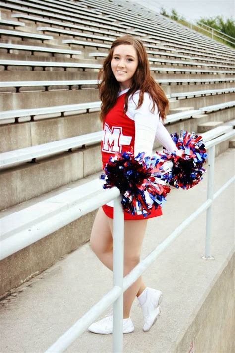 Cheer Senior Picture Another Bleacher Pose Variation Cheerleading