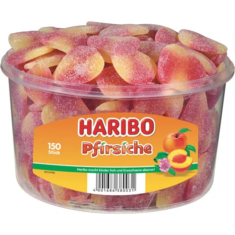 Transgourmet Österreich Haribo Pfirsiche Dose 150er