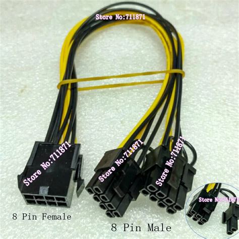 Pin Female To Double Male Power Cord Female To Two Male P Computer