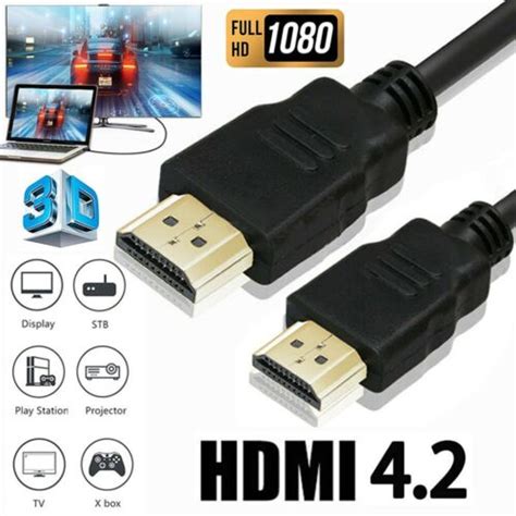 Premium Hdmi Cable V20 Ultra Hd 4k 1080p 3d High Speed Ethernet Ebay