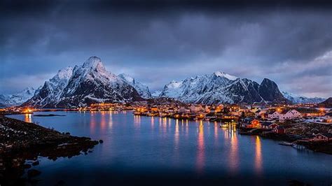 The Magic Islands Of Lofoten Norway Europe Winter Morning Light ...