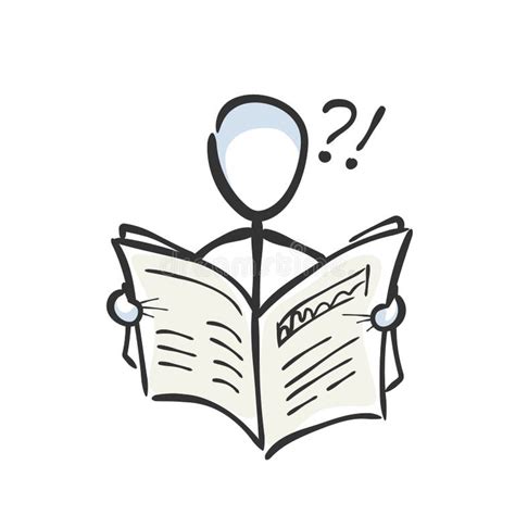 Stickman Reading Stock Illustrations – 420 Stickman Reading Stock ...