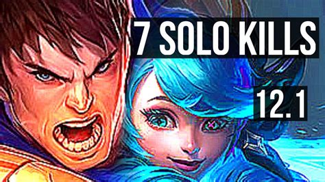 GAREN Vs GWEN TOP DEFEAT Rank 3 Garen 7 Solo Kills 1 3M Mastery