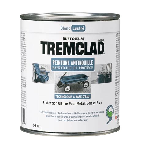 Tremclad Peinture Antirouille Fini Lustr Wb R No D P T