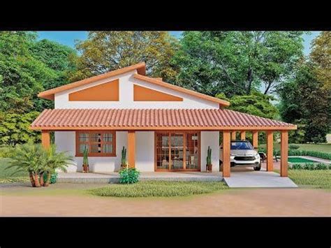 Planta Baixa De Casa De Campo Varandas 3 Quartos Contato Na