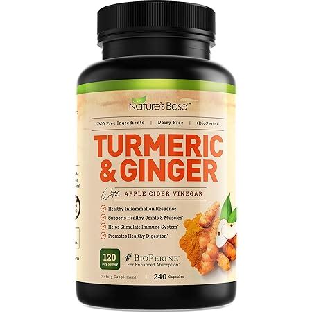 Amazon Turmeric Curcumin Supplement With Ginger Apple Cider