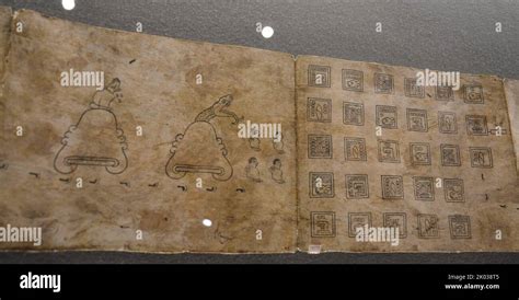 Facsímil del Codex de Boturini en papel Amate Tira de la Peregrinación