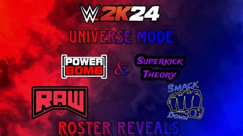 Wwe K Universe Mode Official Rosters Youtube