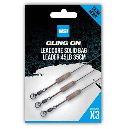 Bas De Ligne Nash Cling On Leadcore Solid Bag Leader