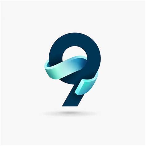 9 logo | Premium Vector
