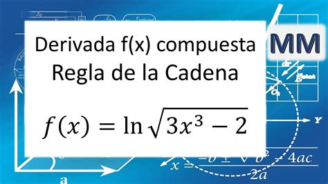 Derivada Funci N Compuesta Regla Cadena Logaritmo Neperiano Y Ra Z