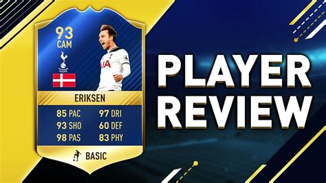 Fifa 17 Tots Eriksen Review 93 Fifa 17 Team Of The Season Eriksen