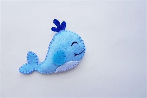 How To Make A Felt Whale With Free Pattern