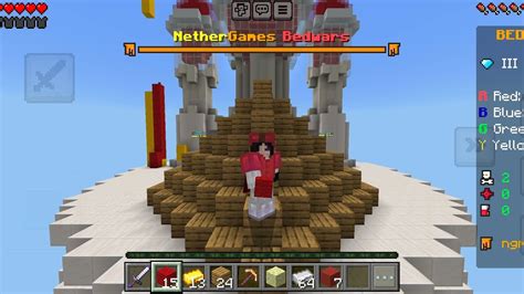 Building The Biggest Bed Defense Ever In Minecraft Nethergames Bedwars