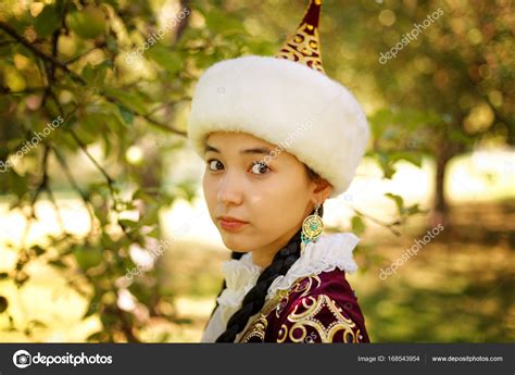 Beautiful Kazakh Woman In National Costume — Stock Photo © Gaukhar Yerk