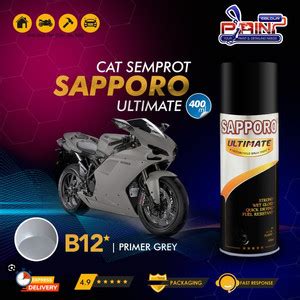 Jual SAPPORO ULTIMATE Cat Semprot B12 PRIMER GREY Epoxy Kota