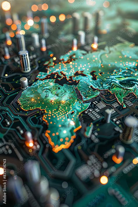 Tech Conflict Over Semiconductor Supply Chains Geopolitical Map