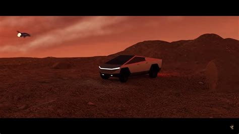 Watch The Tesla Cybertruck Cruise Around Mars In This Fan Made Video