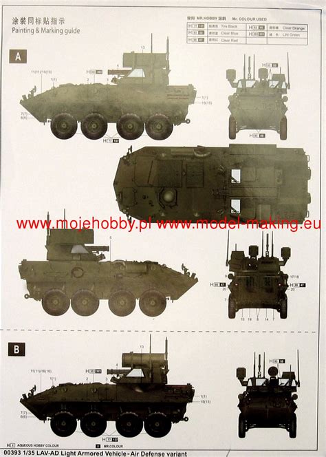 USMC LAV AD Light Armored Vehicle Air Defense Variant Trumpeter 00393