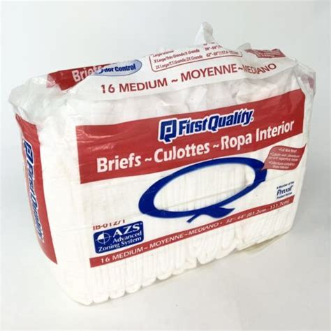 Vintage Open Pack Of 16 First Quality White Plastic Backed Adult Diaper