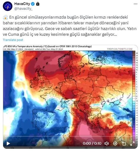 T Rkiye K Rm Z Dan Bir Anda Maviye D Necek Eyvah Cuma Fena Geliyor