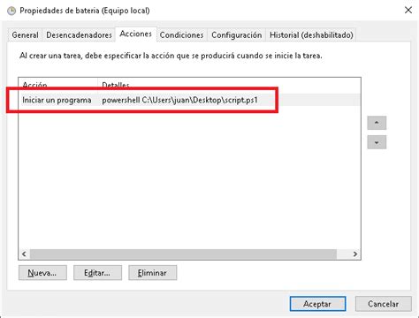 Crear Una Tarea Programada En Windows Que Ejecute Un Script De