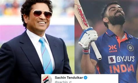 Sachin Tendulkar Posted A Special Tweet For Virat Kohli