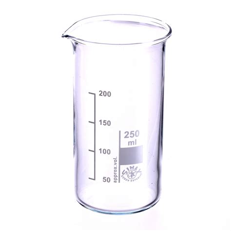 B8r06868 Simax Glass Beaker Tall Form 250ml Pack Of 10 Philip Harris