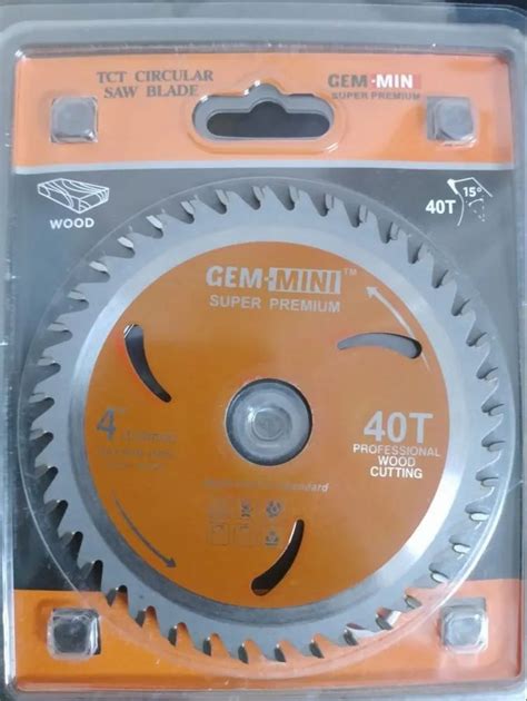 4 Inch 40t Gem Mini Tct Wood Cutting Blade At Rs 135packet Wood