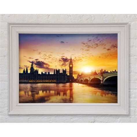 Ebern Designs Sonnenuntergang Ber Den Houses Of Parliament Einzelne