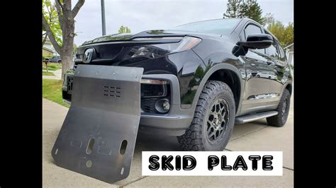 Skid Plate Install Honda Pilot Ridgeline Passport Youtube