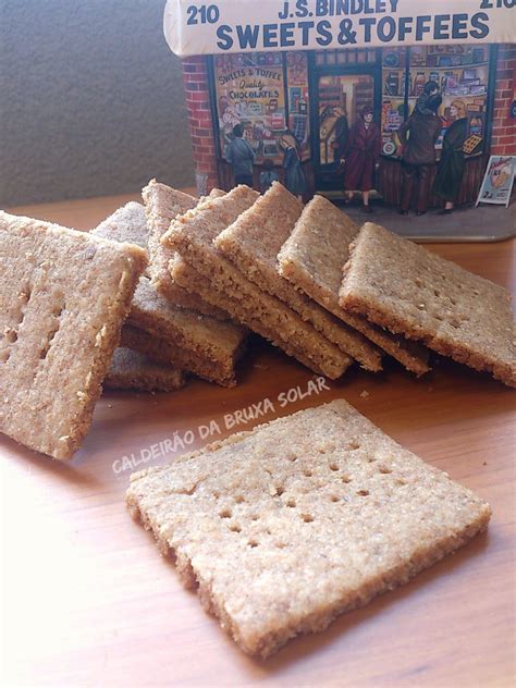 Receitas do Caldeirão Biscoitos Graham Crackers caseiros