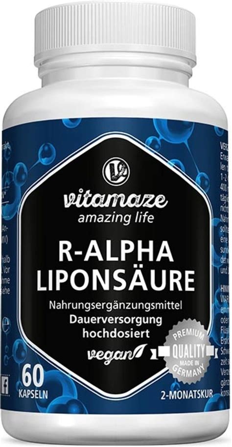 R Alpha Lipoic Acid Capsules Vitamaze Vitalabo Online Shop