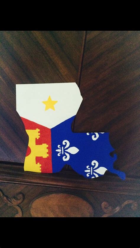 Acadian Louisiana Cajun flag art | Louisiana art, Flag painting ...