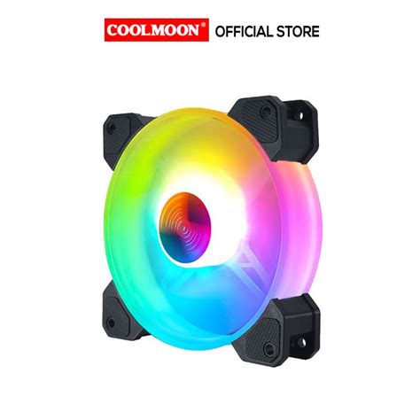 Mua Qu T T N Nhi T Fan Led Rgb Coolmoon Y Ng B Hub Coolmoon Gi