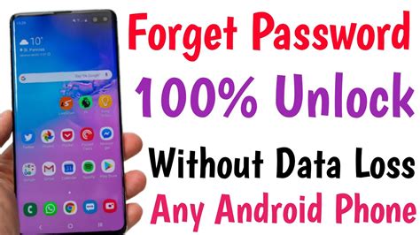 Forgot Password 100 Unlock Without Data Loss Any Android Phone Unlock Mobile Pin Lock Youtube