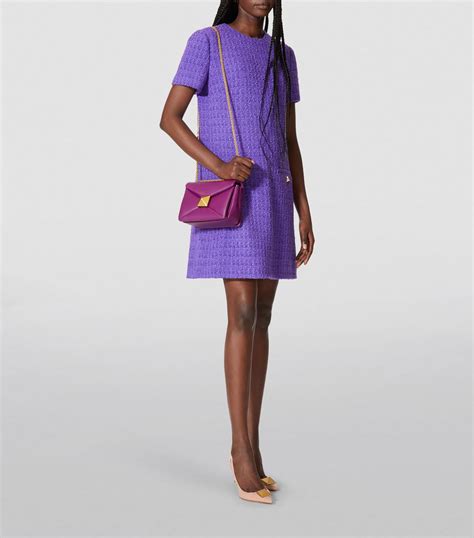 Valentino Garavani Multi Tweed Mini Dress Harrods Uk