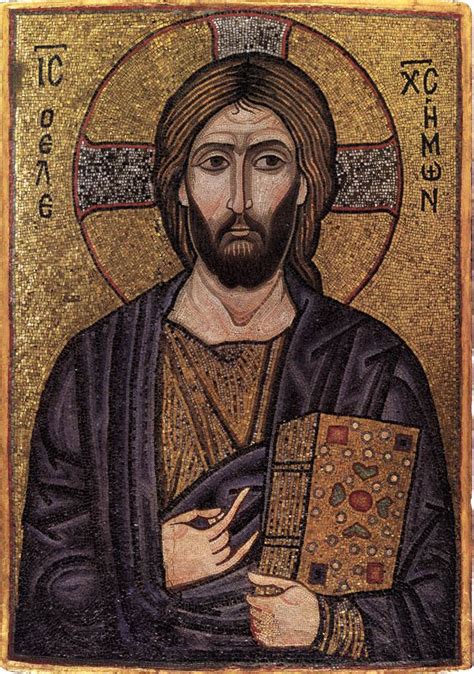 Salvator Mundi by MOSAIC ARTIST, Byzantine