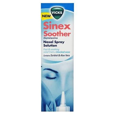 Vicks Sinex Soother Nasal Spray Solution Ml Pack Of