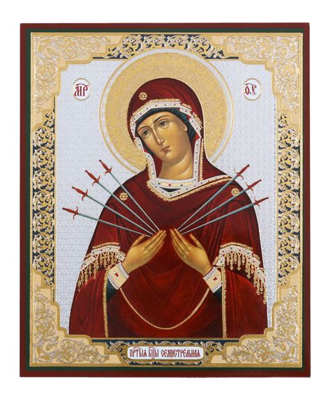 Икона семистрельная фото и значение