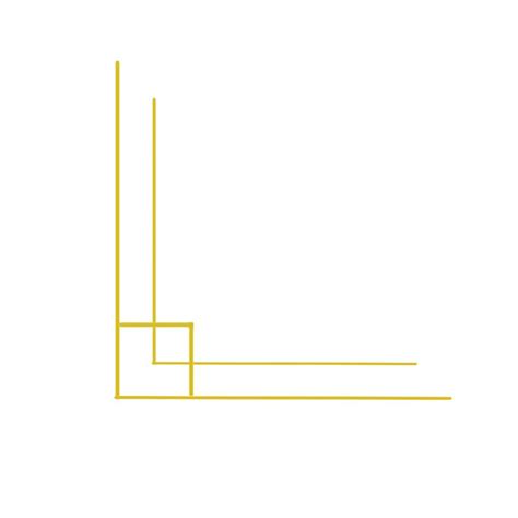 An Abstract Line Drawing On White Paper
