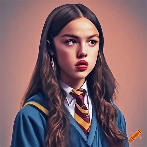 Olivia Rodrigo Dressed As A Ravenclaw Student On Craiyon