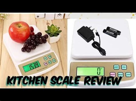 Kitchen Scale Review YouTube